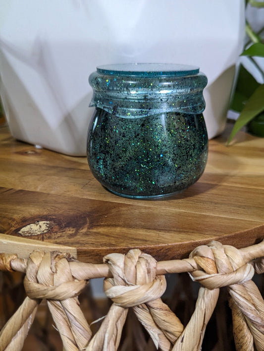 Handmade Resin Jar with Custom Color Combinations